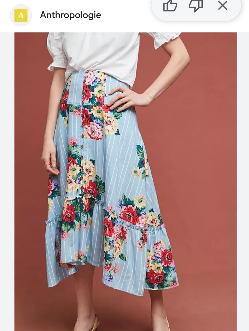 Anthropologie Maeve Claudette Garden Skirt New 4. Worn once!